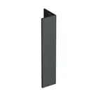 Keralit Verlengd eindprofiel 17x44 mm - Antraciet