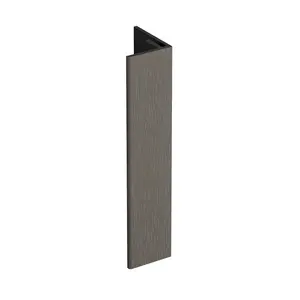 Keralit Verlengd eindprofiel 17x44 mm - Bruingrijs (1 x 400 cm)