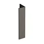 Keralit Verlengd eindprofiel 17x44 mm - Bruingrijs (1 x 400 cm)