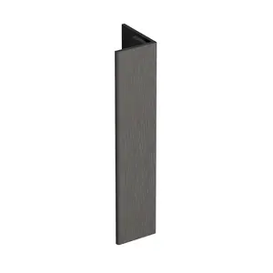 Keralit Verlengd eindprofiel 17x44 mm - Kwartsgrijs (1 x 400 cm)
