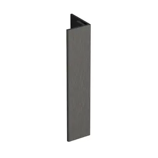 Keralit Verlengd eindprofiel 17x44 mm - Kwartsgrijs