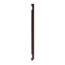 Keralit Eindkap dakrand 350 mm - Mahonie (per 2 stuk)