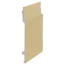Sponningdeel 167 mm fijne nerf - Steppe bruin