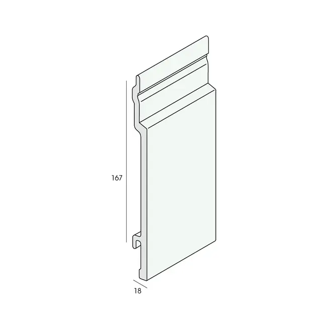 Novicell Sponningdeel 167mm grove nerf - Sahara beige