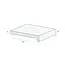 Prodec Vensterbank 25 cm - Wit (1 x 488 cm)