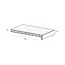 Lignodur Stone Vensterbank 25 cm - Wit