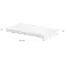 Novaboard Vensterbank 400 mm - Wit