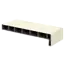 Lignodur Vensterbank 30 cm, voorzijde 45 mm - Crème
