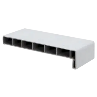 Lignodur Vensterbank 25 cm, voorzijde 45 mm - Marmer