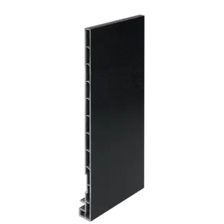 Keralit Dakrandpaneel 250 mm - Grafietzwart