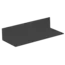 Heering Hoekprofiel 50 x 30 x 2 mm - Zwart (1 x 600 cm)