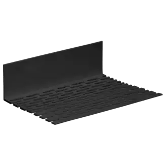 Heering Hoekprofiel geperforeerd 90 x 30 x 2 mm - Zwart (1 x 300 cm)
