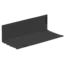 Heering Hoekprofiel geperforeerd 50 x 30 x 2 mm - Zwart (1 x 300 cm)