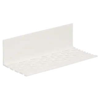 Heering Hoekprofiel geperforeerd 50 x 30 x 2 mm - Wit (1 x 300 cm)