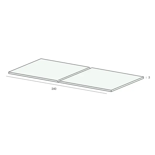 Heering Vouwhoekprofiel 120 x 120 x 3 mm - Crème (1 x 600 cm)