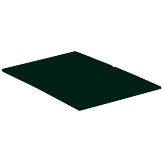 Heering Vouwhoekprofiel 80 x 80 x 3 mm - Donkergroen (Renolit) (1 x 600 cm)