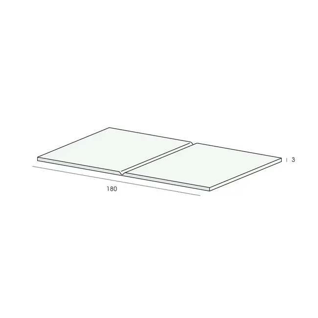 Heering Vouwhoekprofiel 80 x 80 x 3 mm - Wit (1 x 600 cm)