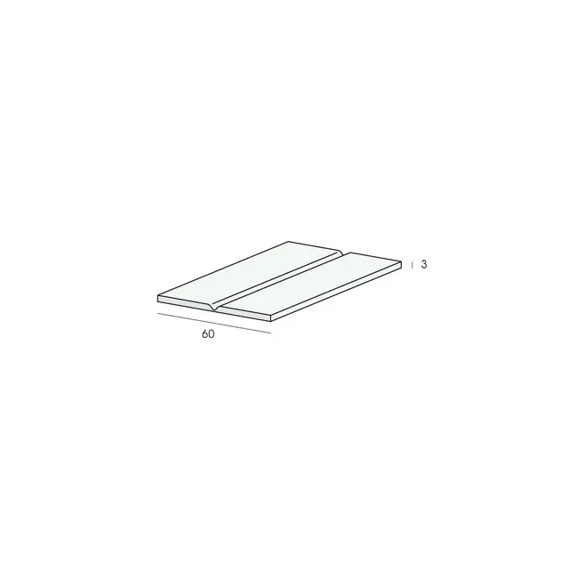 Heering Vouwhoekprofiel 30 x 30 x 3 mm - Wit (1 x 350 cm)
