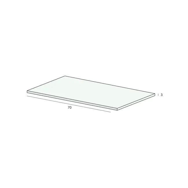 Heering Platprofiel 70 x 3 mm - Zwart (1 x 600 cm)