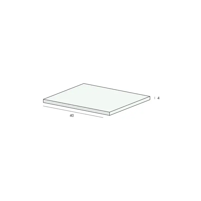 Heering Platprofiel 40 x 4 mm - Wit (1 x 520 cm)