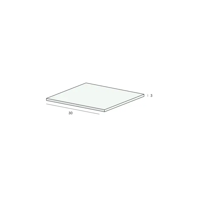 Heering Platprofiel 30 x 3 mm - Wit (1 x 600 cm)