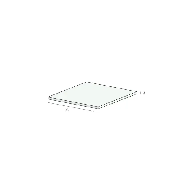 Heering Platprofiel 25 x 3 mm - Wit (1 x 300 cm)