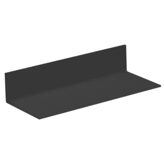 Heering Hoekprofiel 40 x 20 x 2 mm - Zwart (1 x 600 cm)