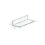 Heering Hoekprofiel 24 x 12 x 2 mm - Wit (1 x 520 cm)