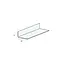 Heering Hoekprofiel 20 x 10 x 1 mm - Wit (1 x 275 cm)