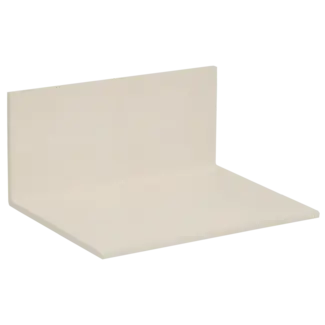Heering Hoekprofiel 120 x 120 x 3 mm - Crème (Renolit) (1 x 600 cm)