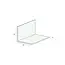 Heering Hoekprofiel 50 x 50 x 1,5 mm - Wit (1 x 260 cm)