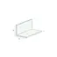 Heering Hoekprofiel 40 x 40 x 2 mm - Wit (1 x 260 cm)