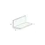 Heering Hoekprofiel 35 x 35 x 2 mm - Zwart (1 x 600 cm)