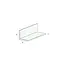 Heering Hoekprofiel 30 x 30 x 1,5 mm - Wit (1 x 260 cm)