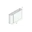 Prodec Kraallijst 80 x 12 mm - Wit