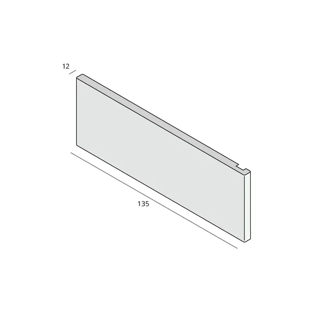 Prodec Koplat 135 x 12 mm - Crème
