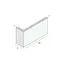 Prodec Hoekpaneel 105 x 30 mm - Wit
