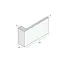 Prodec Hoekpaneel 105 x 26 mm - Crème