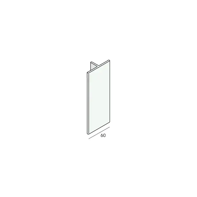 Novicell Verbindingprofiel 60 mm - Sahara beige