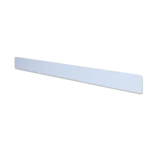 Novaboard Eindkap 400 mm vlak – Wit