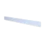 Novaboard Eindkap 400 mm vlak - Wit