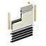 Keralit Trim / kraal ventilerend aansluitprofiel 17 mm - Antraciet (1 x 600 cm)
