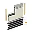 Keralit Inhaak startprofiel 22 mm ventilatie - Zwart (1 x 400 cm)