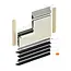 Keralit Inhaak startprofiel 50 mm ventilatie - Zwart (1 x 400 cm)