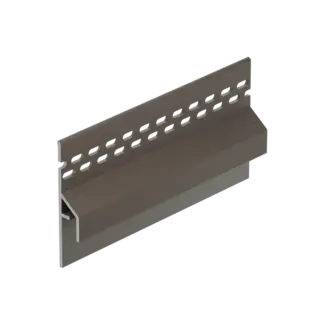 Keralit Trim / kraal ventilerend aansluitprofiel 10 mm - Kwartsgrijs