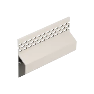 Keralit Trim / kraal ventilerend aansluitprofiel 17 mm - Sandcream
