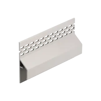 Keralit Trim / kraal ventilerend aansluitprofiel 17 mm - Snowwhite