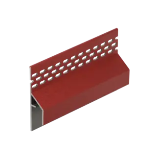 Keralit Trim / kraal ventilerend aansluitprofiel 17 mm - Rood