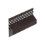 Keralit Trim / kraal ventilerend aansluitprofiel 17 mm - Donkerbruin (1 x 600 cm)