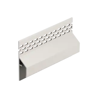 Keralit Trim / kraal ventilerend aansluitprofiel 17 mm - Wit